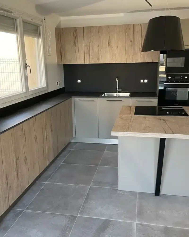 Réalisation cuisine, EMA Pose, menuisier agenceur, à Naisey-les-Granges