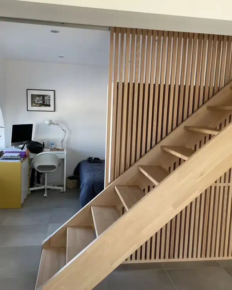 Réalisation menuiserie intérieure, EMA Pose, menuisier agenceur, à Naisey-les-Granges